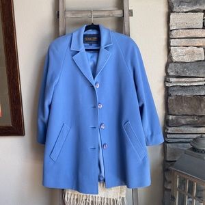 Pendleton lamb’s wool blue blazer jacket.